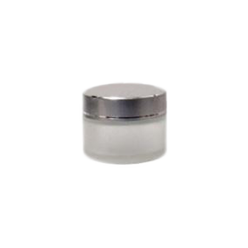 Cre8tion Thick Glass Jar with Silver Cap - SMALL (20ml), (Pk: 240/case)