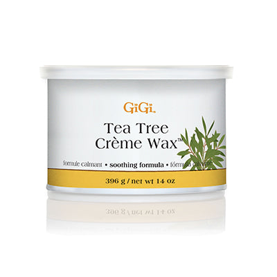 Gigi TEA TREE CREME WAX, 14oz, 0240EC (Pk: 24 pcs/case)