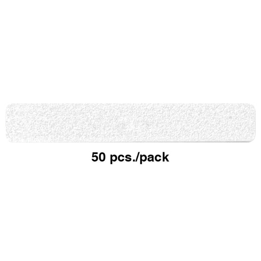 Cre8tion Nail File JUMBO White Sand, Grit 80/80, CASE (Pk: 50 pcs/pack, 30 packs/case)
