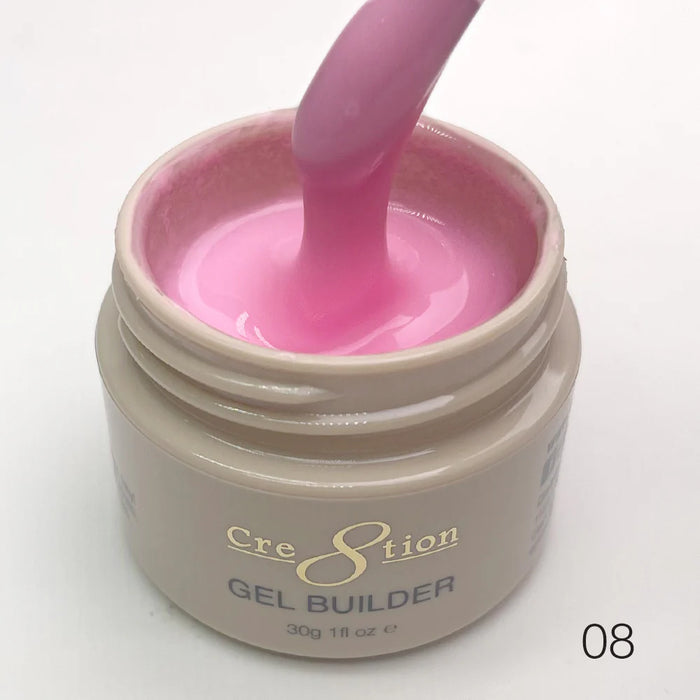 Cre8tion 1oz Hema Free Overlay/Builder Gel in Jar (18 Colors) 000