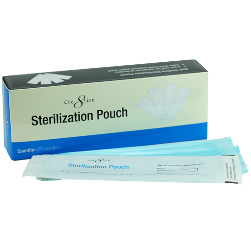 Cre8tion Sterilization Pouch, Large, BOX, 03014 (Packing: 200 pcs/box, 20 boxes/case)