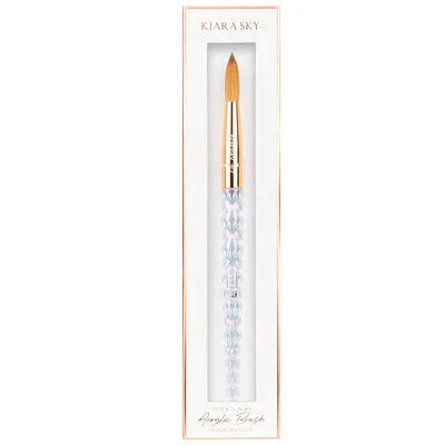 Kiara sky Kolinsky Clear Acrylic Brush, Size #12, 45392, KAB10012C