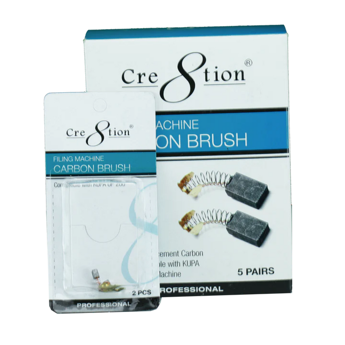 Cre8tion Filing Machine, UP 200 Carbon Brush (Pk: 2 pcs/blister, 10 blisters/box)