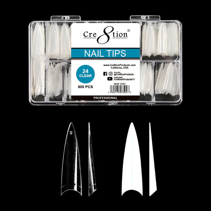 Cre8tion Special Shape, #24 Clear (Pk: 600 pcs/box, 100 boxes/case)