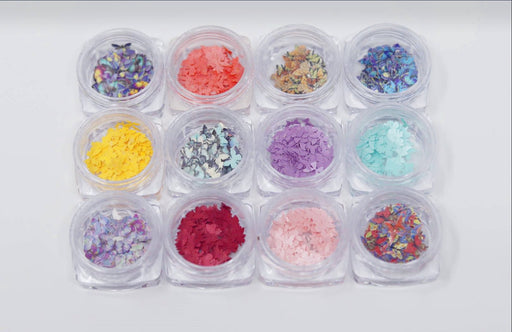 Airtouch Nail Art Paper, Butterfly Collection Set, 12 designs/box