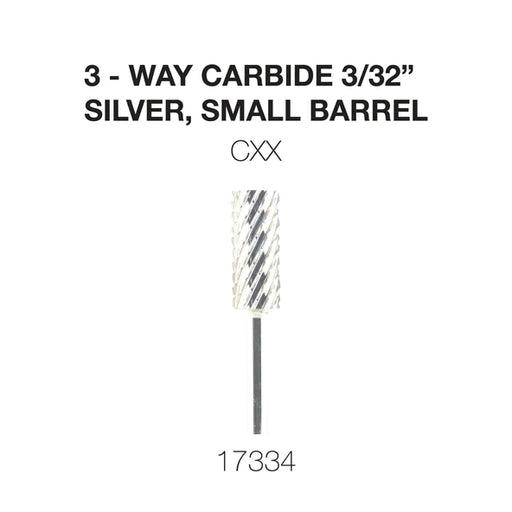 Cre8tion 3-Way Carbide Silver, Small Barrel CXX 3/32