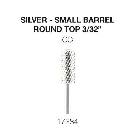 Cre8tion Carbide, Round Top Silver, Small, CC 3/32", 17384 OK0225VD