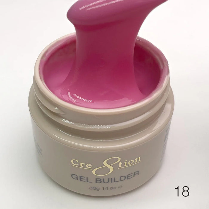 Cre8tion 1oz Hema Free Overlay/Builder Gel in Jar (18 Colors) 000