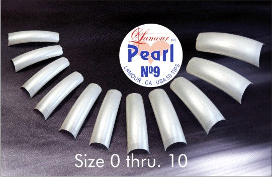 Lamour Pearl Tips, BIG BAG (Pk: 50 tips/bag, 100 bags/BIGBAG) 000