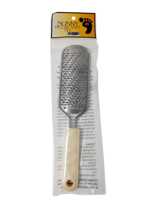Sunny Super Foot File, WHITE (Pk: 120 pcs/case)