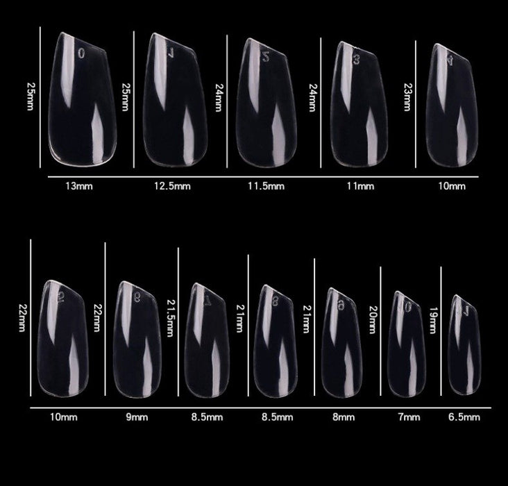 Cre8tion Special Shape, #22 Clear, Slanted (Pk: 600 pcs/box, 100 boxes/case)