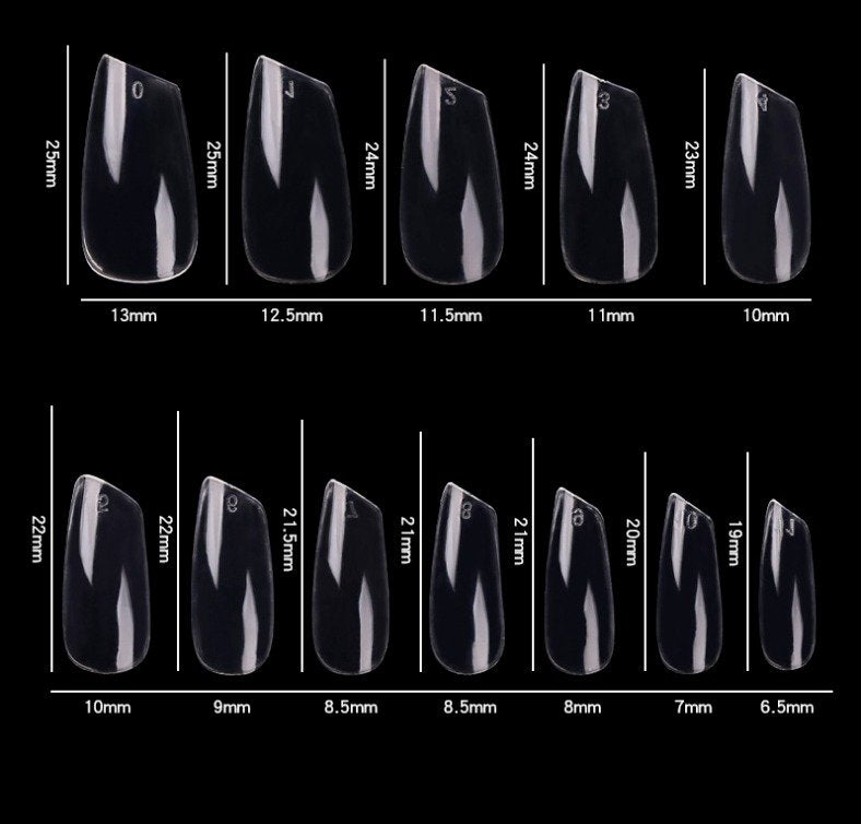 Cre8tion Special Shape, #22 Clear, Slanted (Pk: 600 pcs/box, 100 boxes/case)