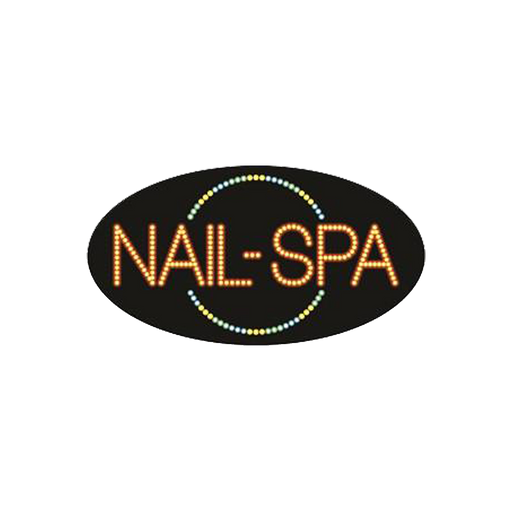 Cre8tion LED signs "Nails-Spa #1", N#0207, 23039 KK BB