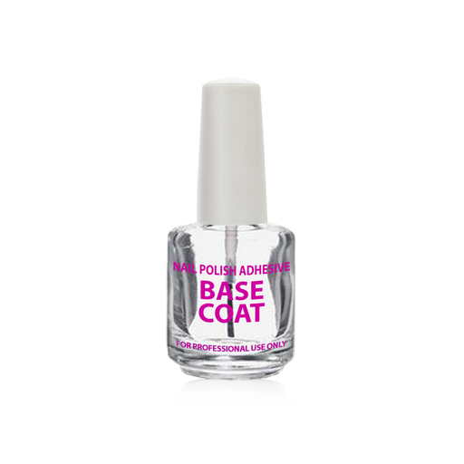 Cre8tion Empty Glass CLEAR Bottle 0.5oz, Nail Polish Adhesive BASE COAT (Pk: 360 pcs/case)