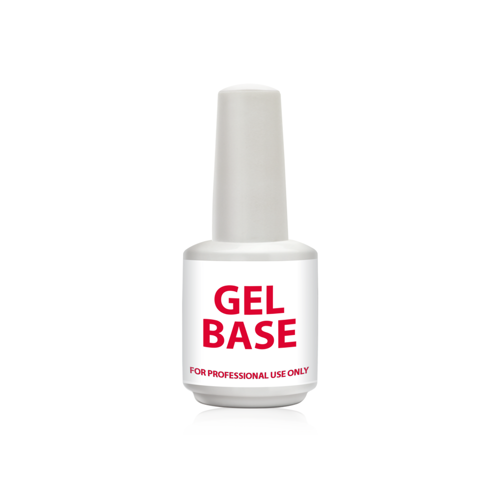 Cre8tion Empty Glass WHITE Bottle 0.5oz, Gel Base (Pk: 360 pcs/case)