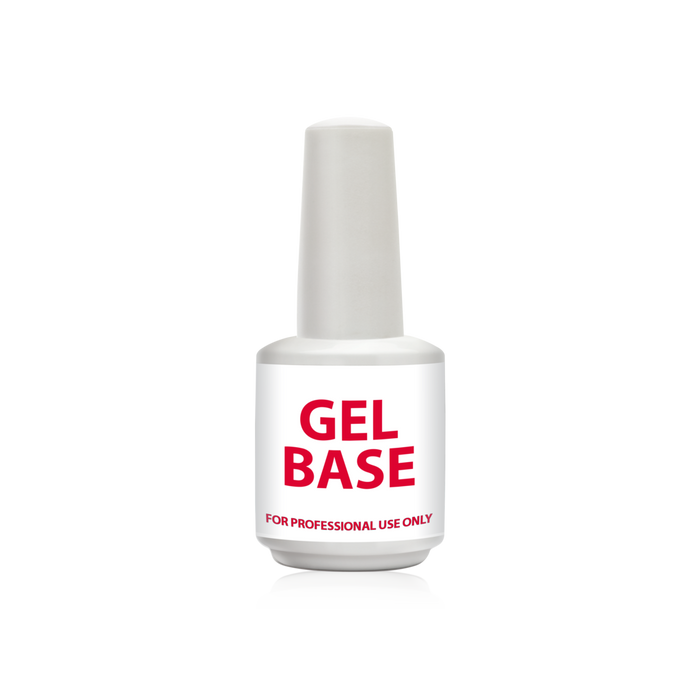 Cre8tion Empty Glass WHITE Bottle 0.5oz, Gel Base (Pk: 360 pcs/case)