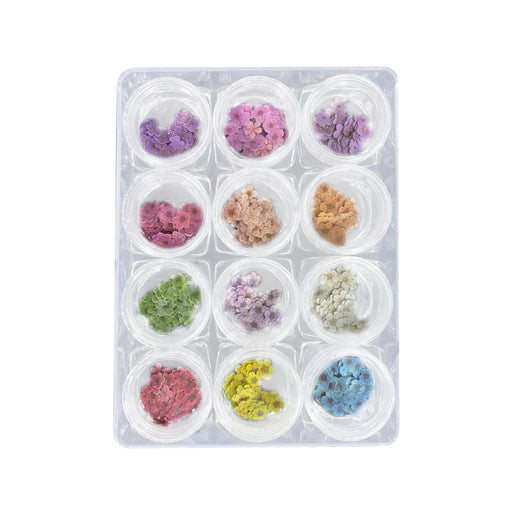 Airtouch Nail Art Paper, Spring Flower Collection Set #02, 12 jars/box