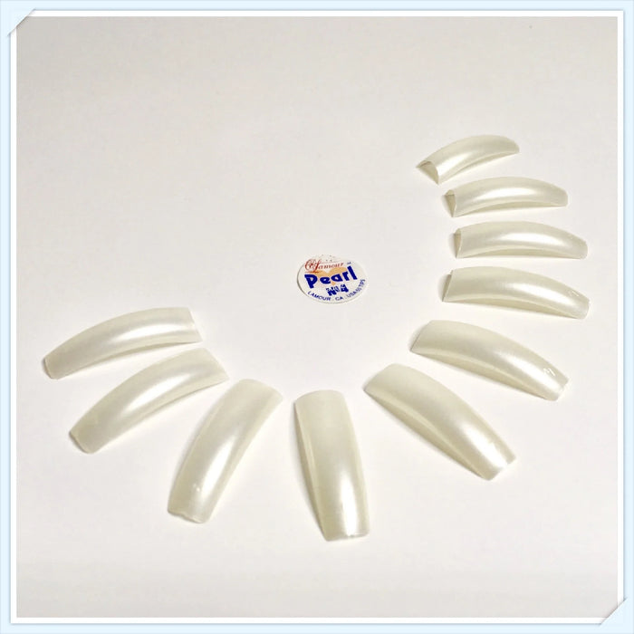 Lamour Pearl Tips, BIG BAG (Pk: 50 tips/bag, 100 bags/BIGBAG) 000