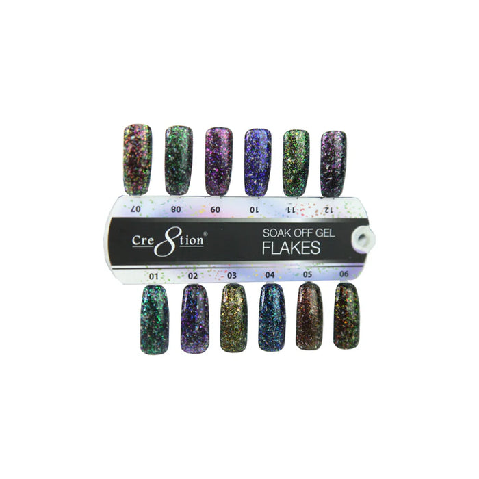 Cre8tion Flakes Gel Collection, Sample Tips