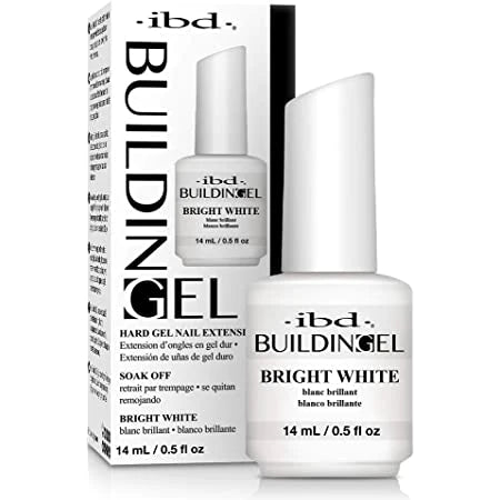 IBD Building Gel, BRIGHT WHITE, 0.5oz (Pk: 48 pcs/case)