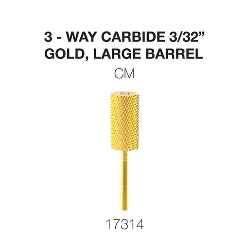 Cre8tion 3-Way Carbide Gold, Large Barrel CM 3/32