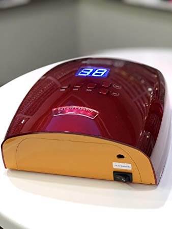 ONS Hybrid Dual Power Rechargeable LED/UV Lamp, 48W, RED, 97883