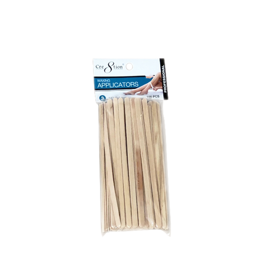 Cre8tion Disposable Applicators 3 - 140x6x1mm, PACK (Pk: 100 pcs/pack, 100 packs/case)