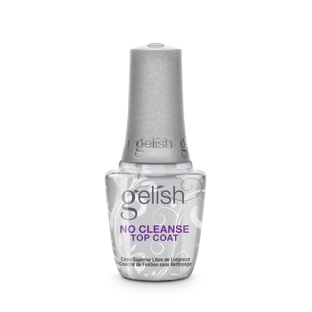 Gelish Gel No Cleanse Top Coat, 0.5oz (Pk: 6 pcs/box, 72 pcs/case)