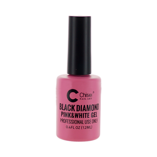 Chisel Black Diamond, Pink & White Gel, 0.4oz