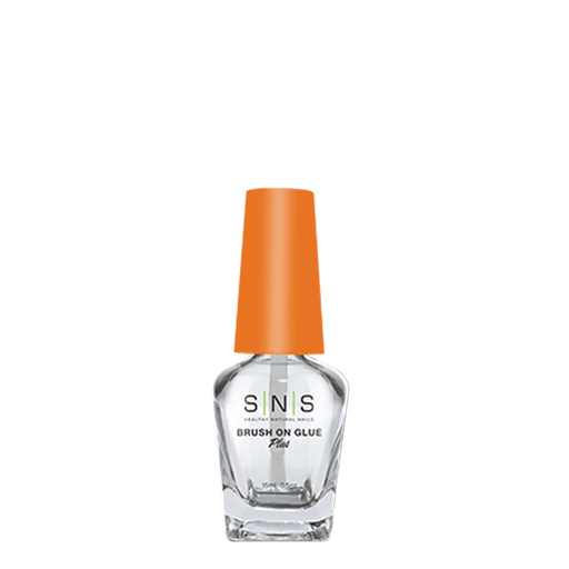 SNS Dipping Liquid, Glass Bottle, Brush On Glue (Orange Cap), 0.5oz (Packing: 84 pcs/case)