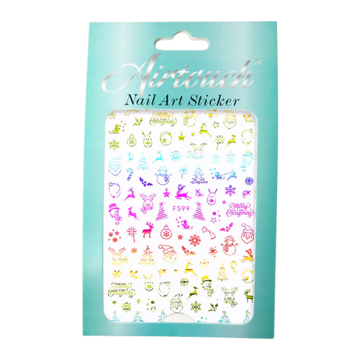 Airtouch Nail Art Sticker, Christmas Collection, Color list note, 000