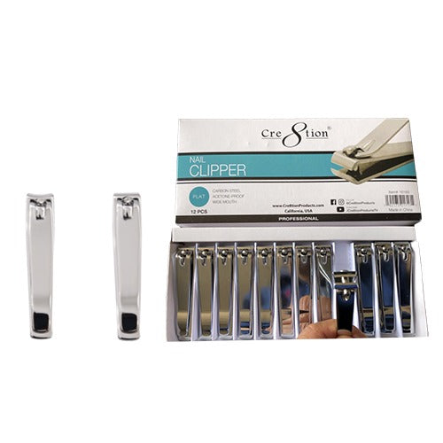 Cre8tion Toe Nail Clipper Carbon Steel - CURVE Size 8.2 cm, BOX (Pk: 12 pcs/box, 24 boxes/case)