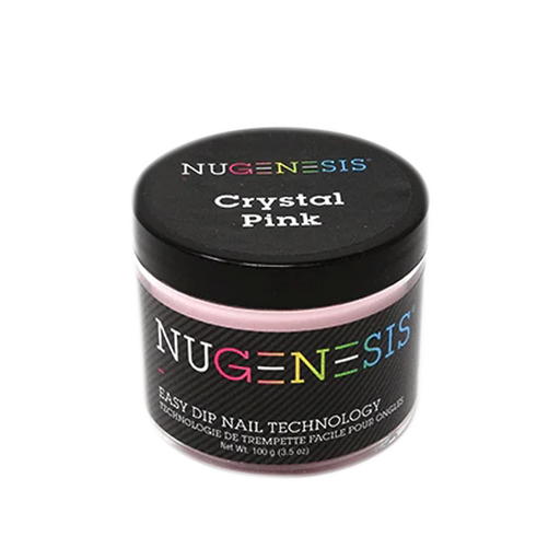 Nugenesis Dipping Powder, Pink & White Collection, CRYSTAL PINK, 3.5oz