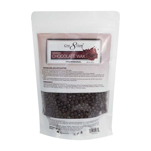 Cre8tion Chocolate Bean Hard Wax, BAG 14oz/0.87lb (Pk: 24 bags/case)