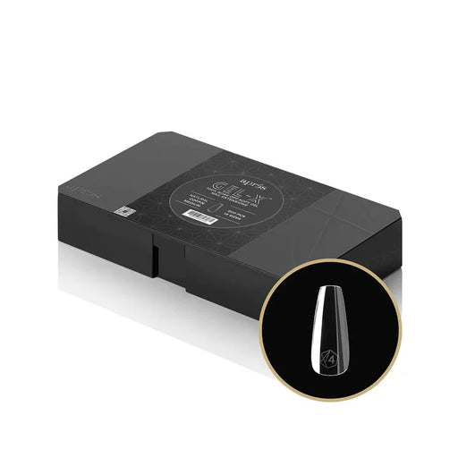 Apres NATURAL Coffin Medium, Box of Tips, N-CM (Pk: 5 pcs/box)