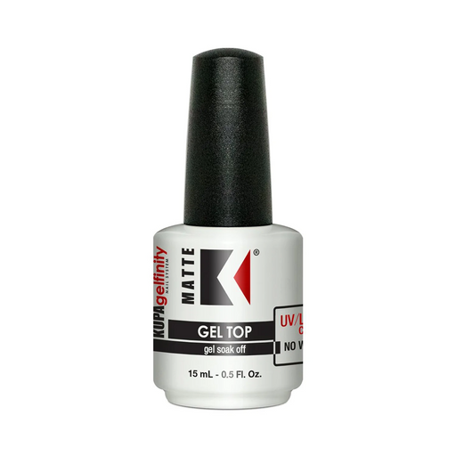 Kupa Gelfinity, Matte Top Coat (Black Cap), 0.5oz (PK: 144 pcs/case)
