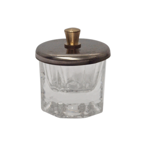 Cre8tion Glass Dappen Dish with Cap (Pk: 400 pcs/case)
