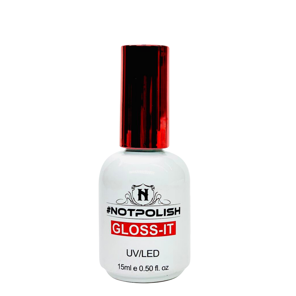 NotPolish Top Coat Gel, Gloss-It, 0.5oz ( Pk: 6 pcs/ box)