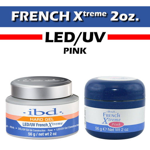 IBD Hard Gel LED/UV, French Xtreme, PINK, 2oz (Pk: 72 pcs/case)