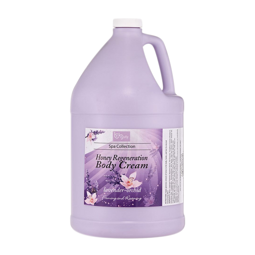 Be Beauty Spa Collection, Honey Regeneration Body Cream, Lavender & Orchid, 1 Gallon, CLOT015G1