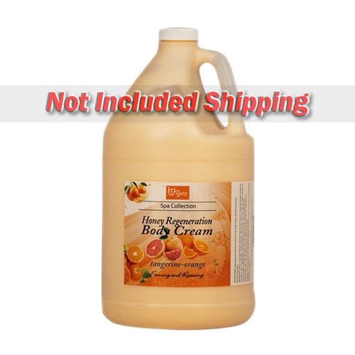 Be Beauty Spa Collection, Honey Regeneration Body Cream, Tangerine & Orange, 1 Gallon, CLOT018G1