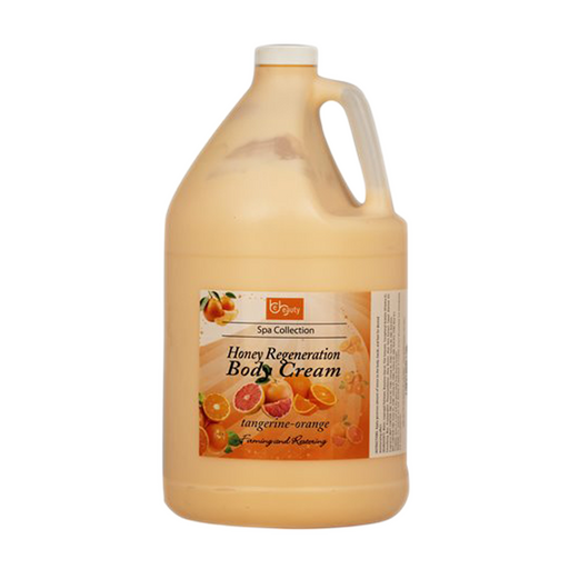 Be Beauty Spa Collection, Honey Regeneration Body Cream, Tangerine & Orange, 1 Gallon, CLOT018G1