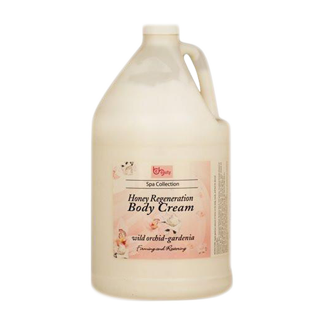 Be Beauty Spa Collection, Honey Regeneration Body Cream, Wild Orchid & Gardenia, 1 Gallon, CLOT017G1 KK0511