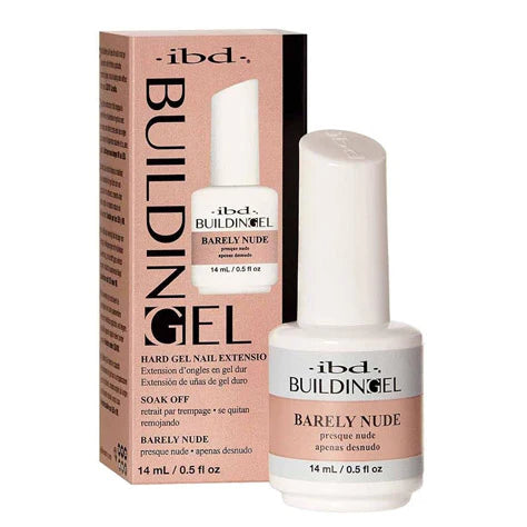 IBD Building Gel, BARELY NUDE, 0.5oz (Pk: 48 pcs/case)