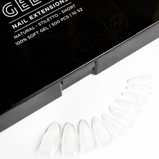 Apres Natural Stiletto Short, Box of Tips, N-STS