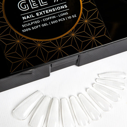 Apres Sculpted Coffin Long, Box of Tips, S-CL