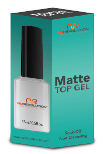 NuRevolution Matte Top Gel, 0.5oz KK0918