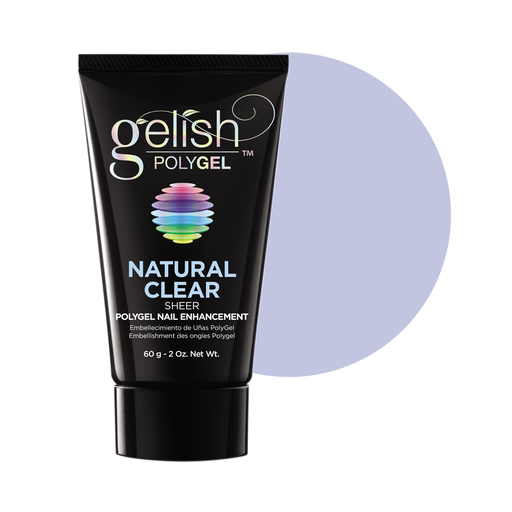 Gelish PolyGel, 1712001, Natural Clear, 2oz