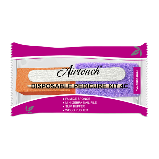 Airtouch Disposable Pedicure Kit 4C, 19342P, CASE (PK: 200 sets/case)