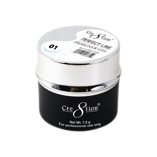 Cre8tion Gel 7.5g - Perfect Line Designer (4 Colors), (Pk: 320 pcs/case) Collection 000